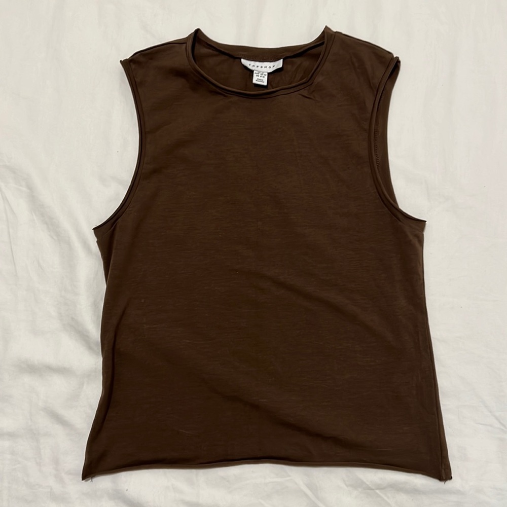Brown Topshop tank